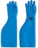 Heathrow Scientific Tempshield Waterproof Cryo-Gloves, Shoulder-Length, Blue