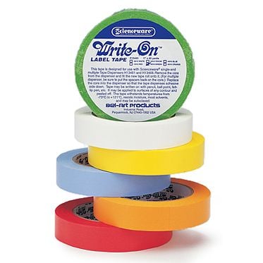 Write-On™ Label Tapes for Extreme Temperatures & Organization | Bel-Art ...