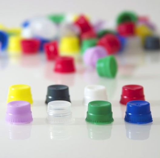 Snap Caps with One Thumb Tab for 13 mm Tubes