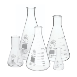 5000ml Capacity United Scientific FG4980-5000 Borosilicate Glass Narrow Mouth Erlenmeyer Flask 