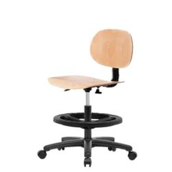 The Lab Depot Wood Laboratory Chair Medium Bench Height 21 28 5