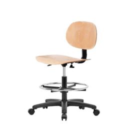 The Lab Depot Wood Laboratory Chair Medium Bench Height 21 28 5