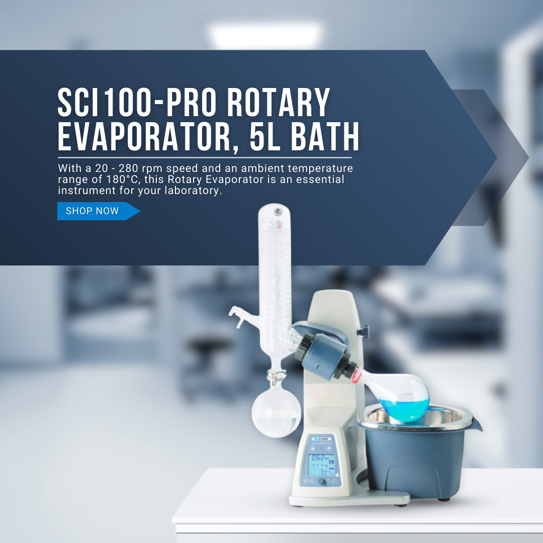 SCI100-Pro Rotary Evaporator, 5L Bath