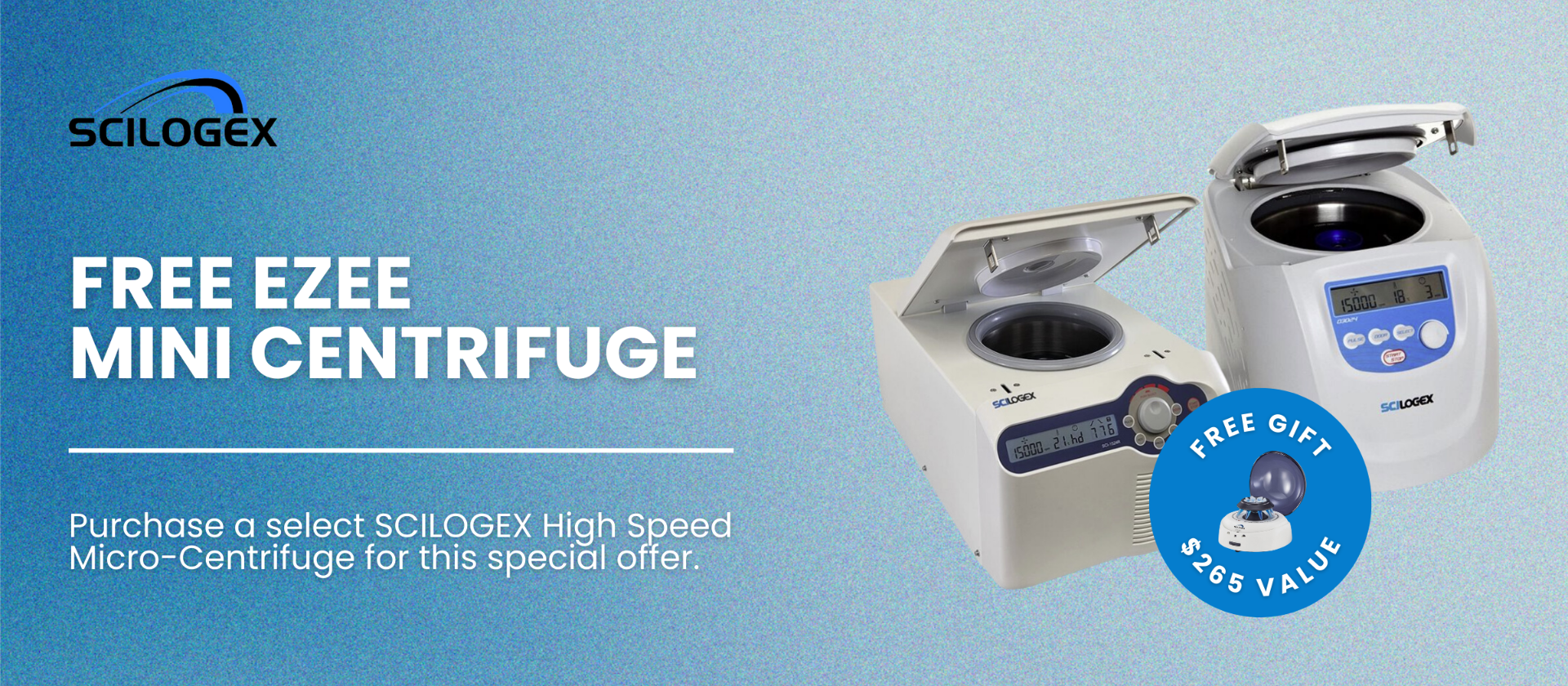 Free Mini Centrifuge Promotion