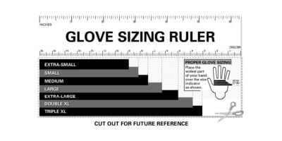 Glove Sizing Ruler