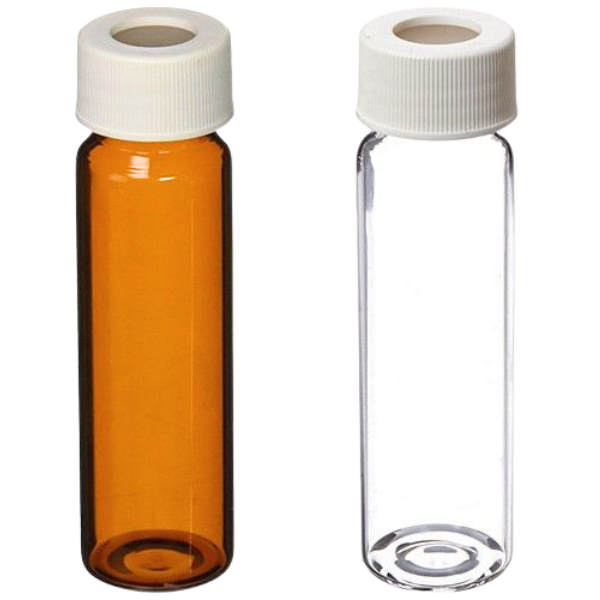 Clear Glass Amber Glass