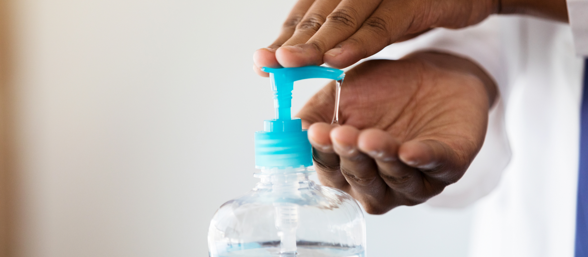Hands with Hand Sanitizer