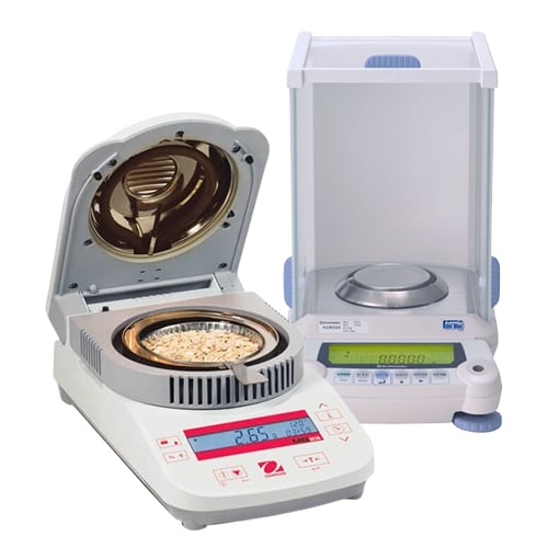 Moisture Analyzer and Analytical Balance
