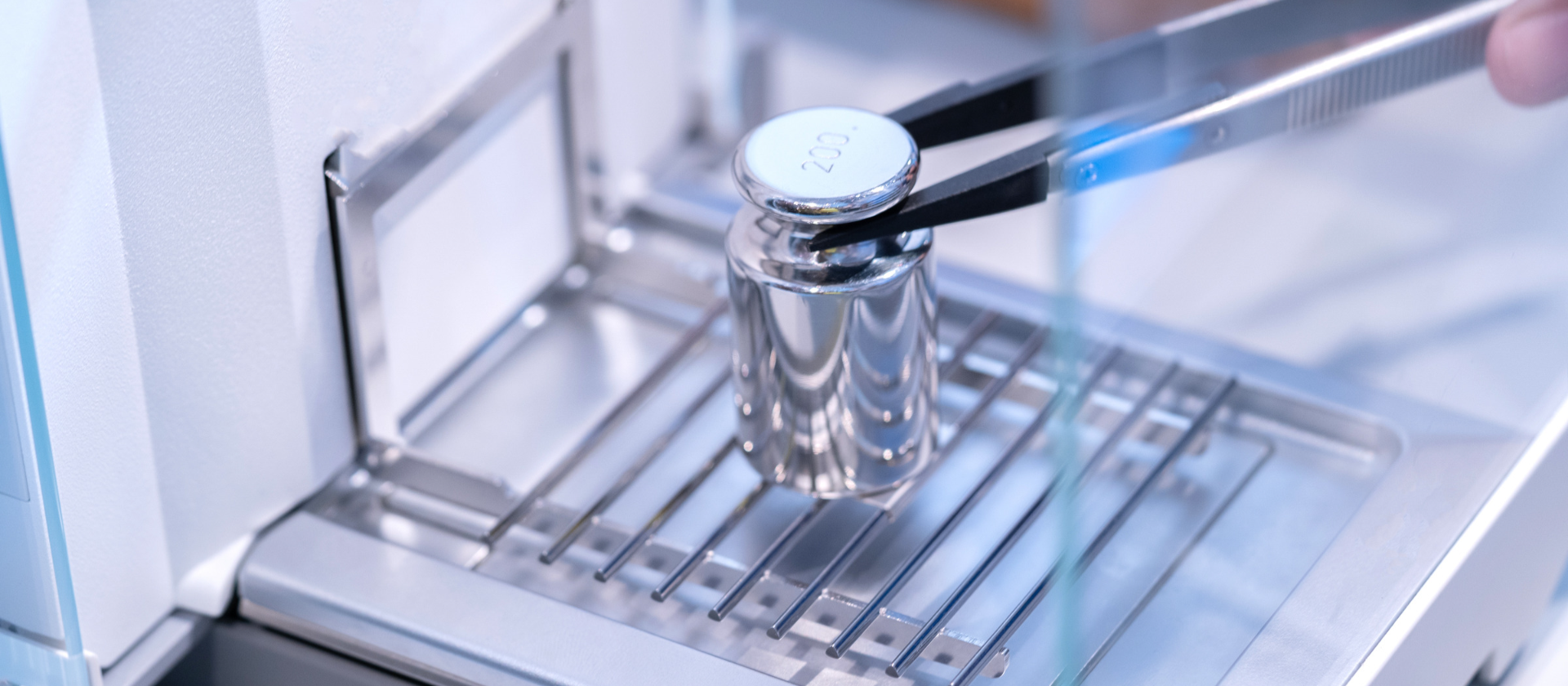 Calibration Weight on Balance