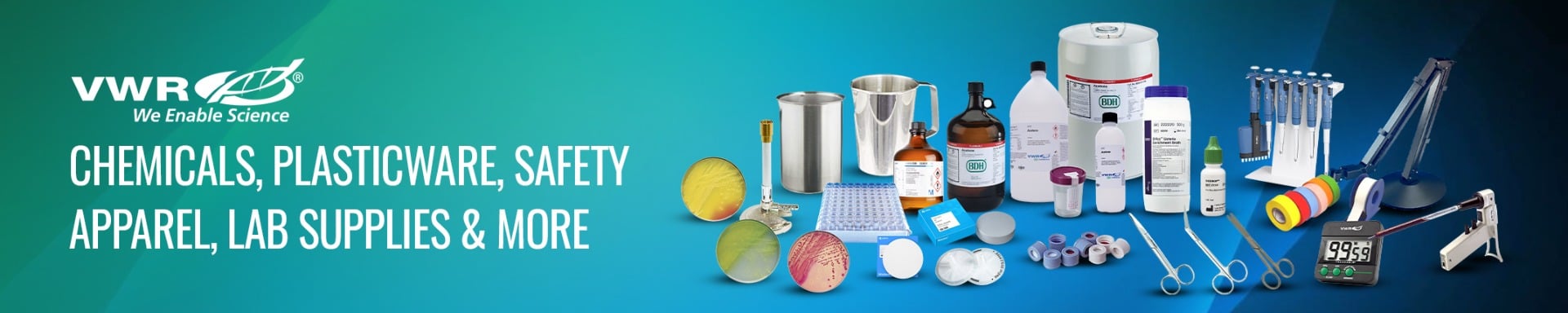 Chemicals, Plasticware, Safety Apparel, Lab Supplies & More