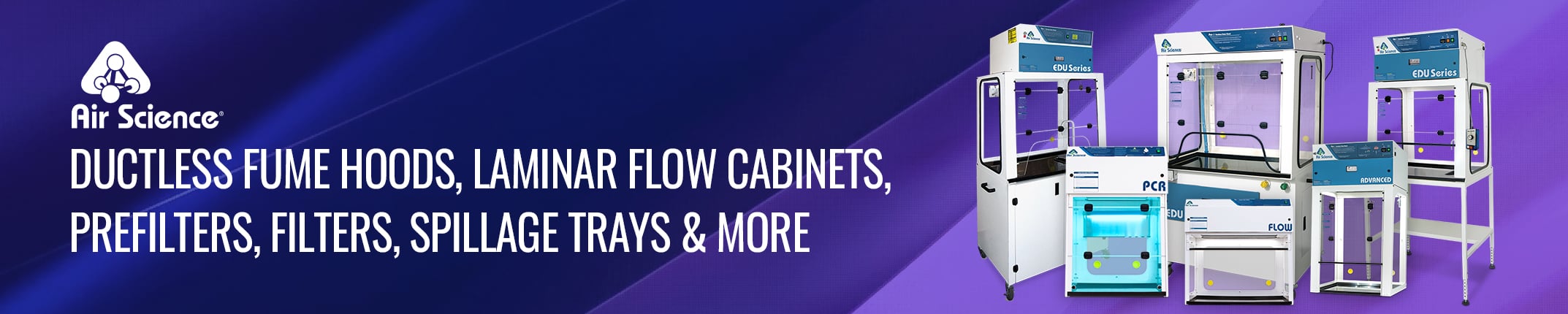 Air Science products banner