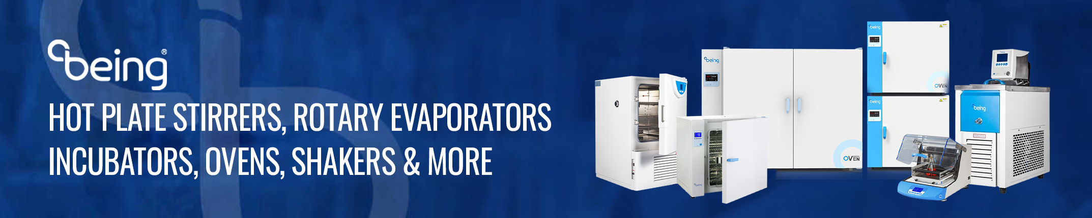 BEING Scientific products banner