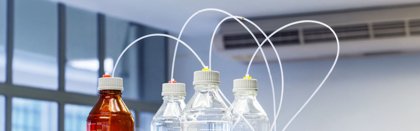 Lab Bottles for HPLC Test