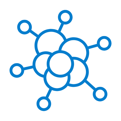 Icon representing chemical structure for inertness