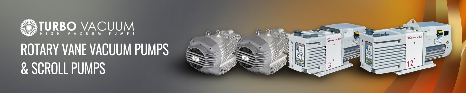 Turbo Vacuum	Rotary Vane Vacuum Pumps & Scroll Pumps