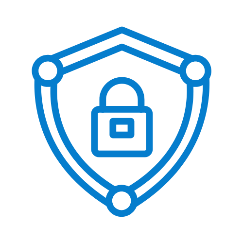 Icon showing a needle approaching a polymer spring